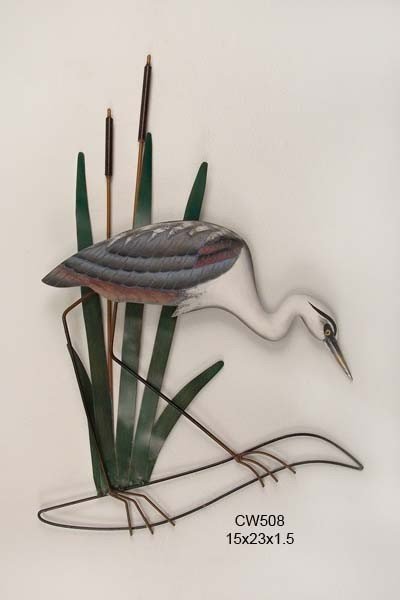 Blue Heron, Head Down Wall Art