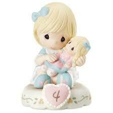 Precious Moments - Age 4 Growing In Grace-Blonde Girl