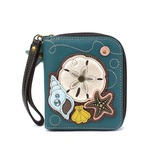 Chala Handbag - Sand Dollar Zip Around Wallet