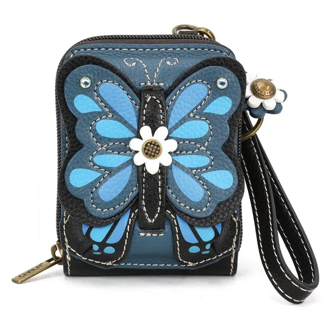 Chala Handbag - Blue Butterfly Credit Card Holder