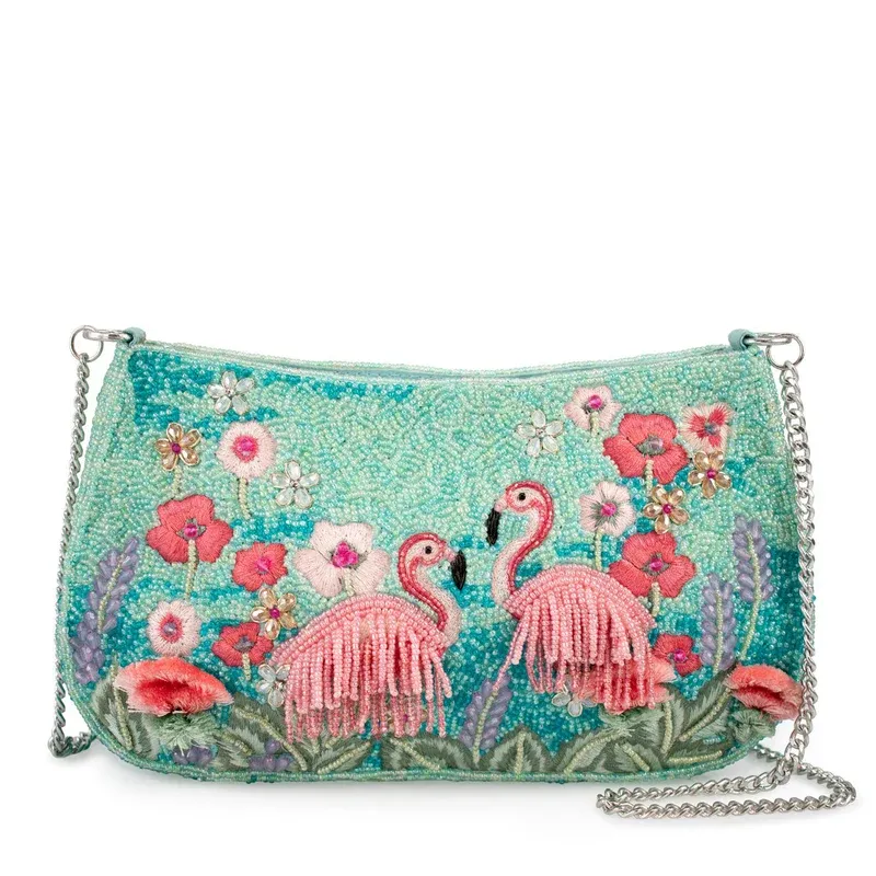 Mary Frances - Flirty Flamingo Handbag