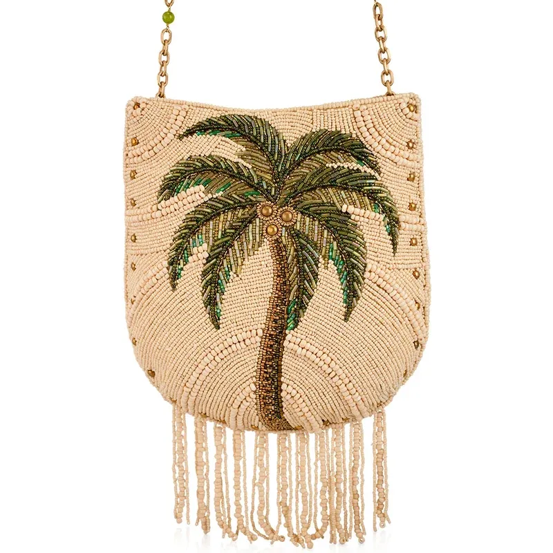 Mary Frances- Coconutty Palm Tree Crossbody