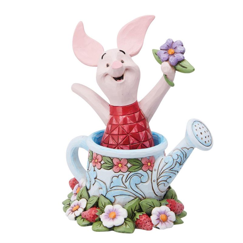Disney-Jim Shore- Piglet In Watering Can