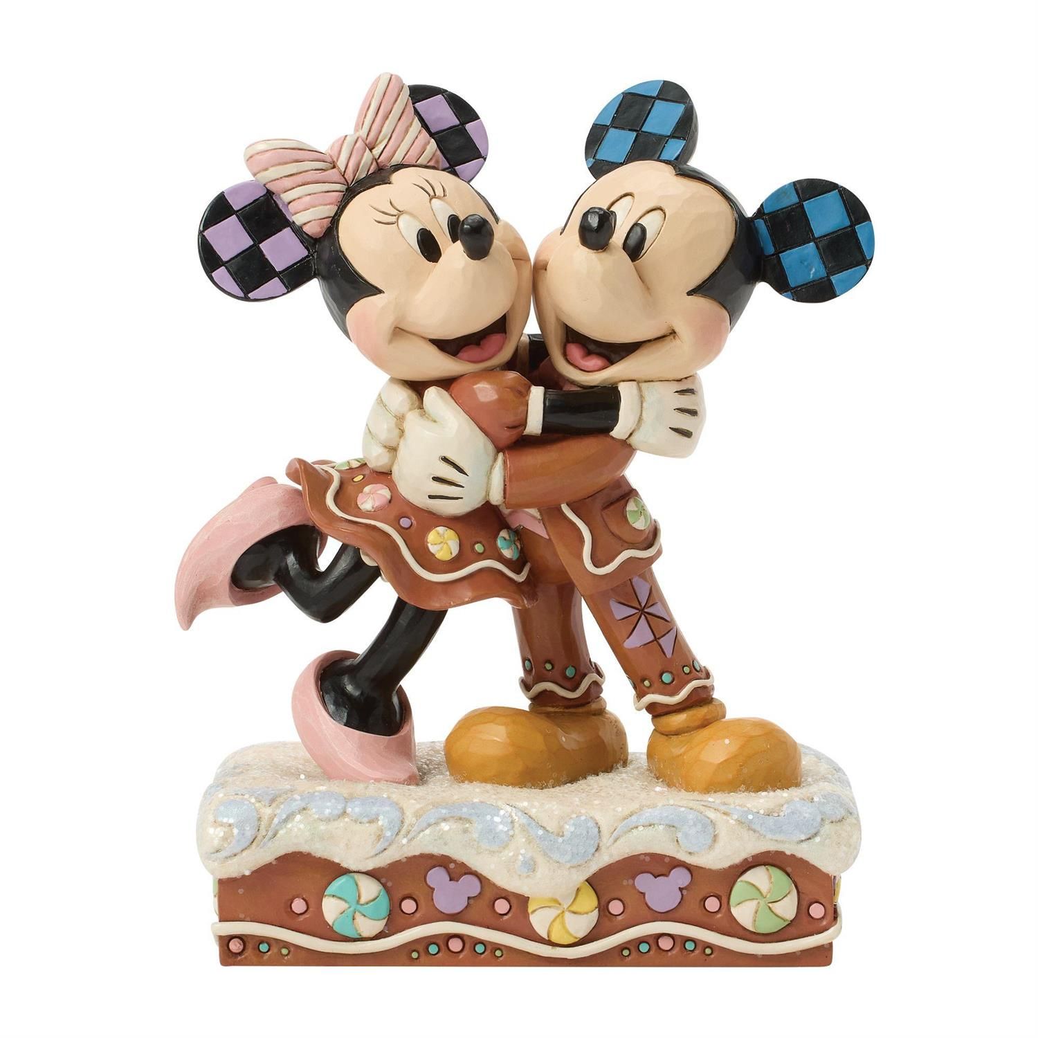 Disney-Jim Shore-Mickey &amp; Minnie Gingerbread
