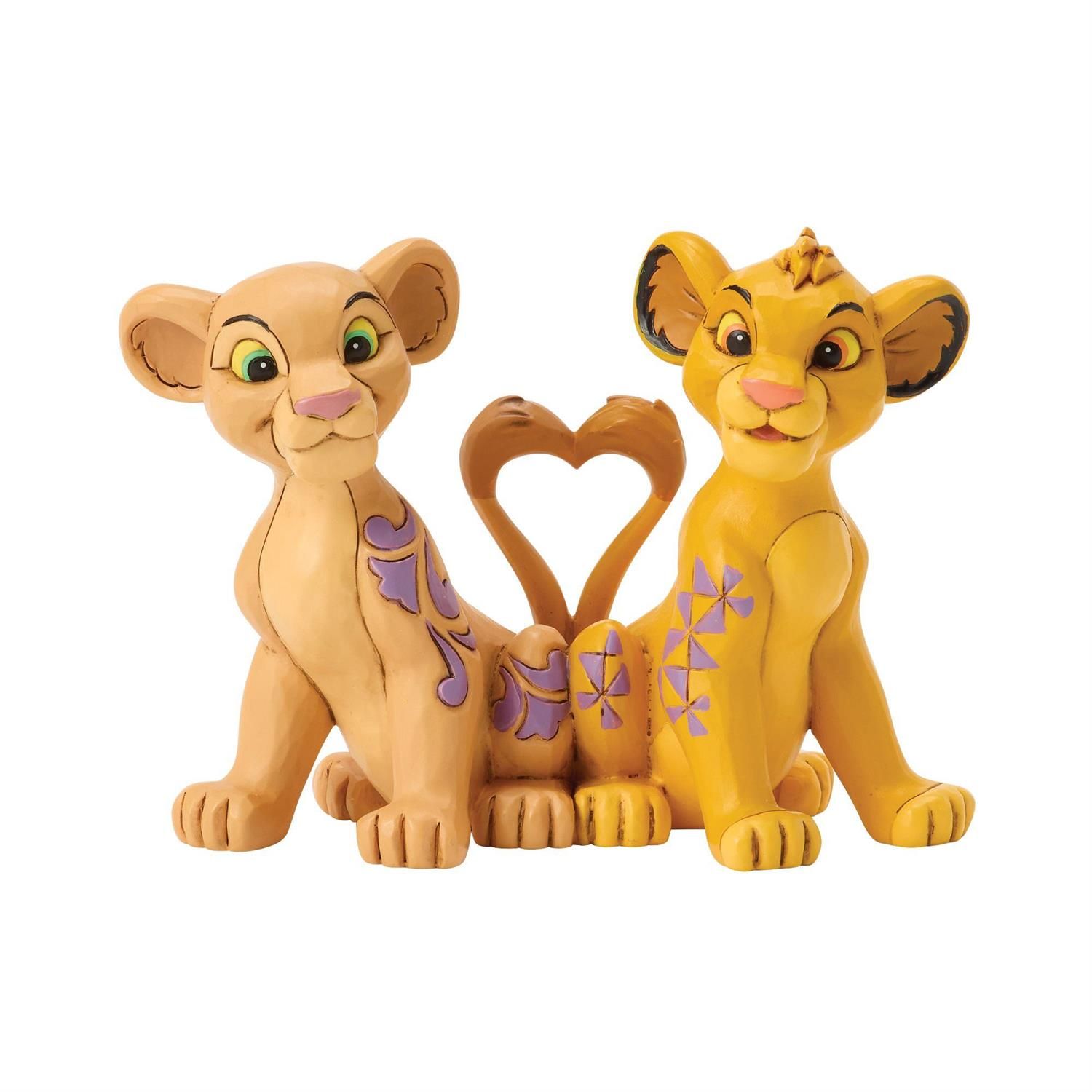 Disney-Jim Shore-Simba &amp; Nala Heart Tails