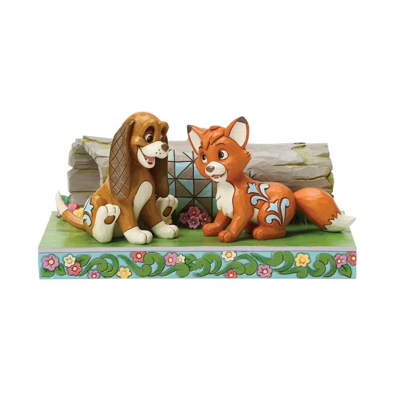 Disney-Jim Shore- Fox &amp; The Hound