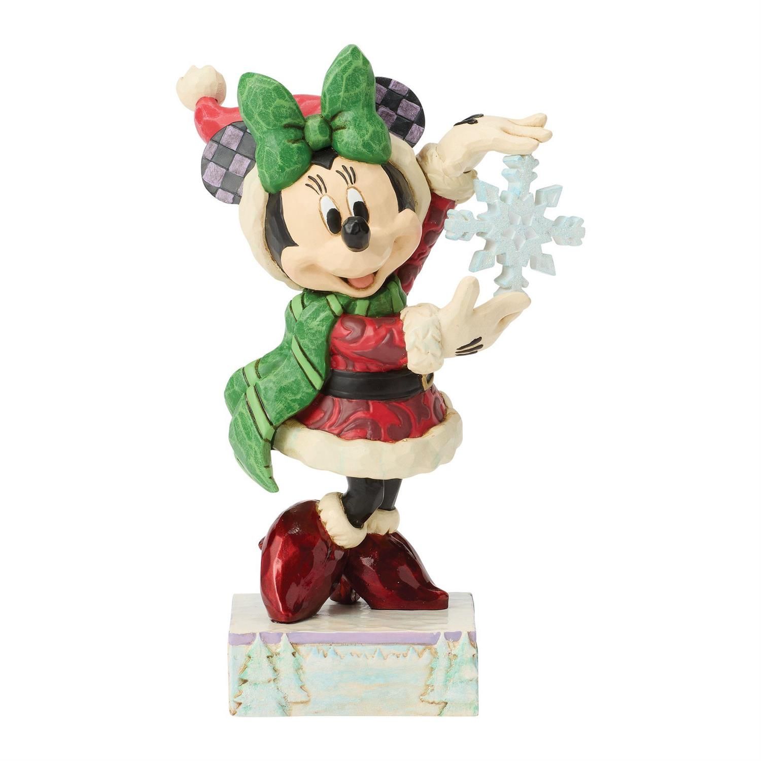 Disney-Jim Shore-Minnie Mouse w/Snowflake
