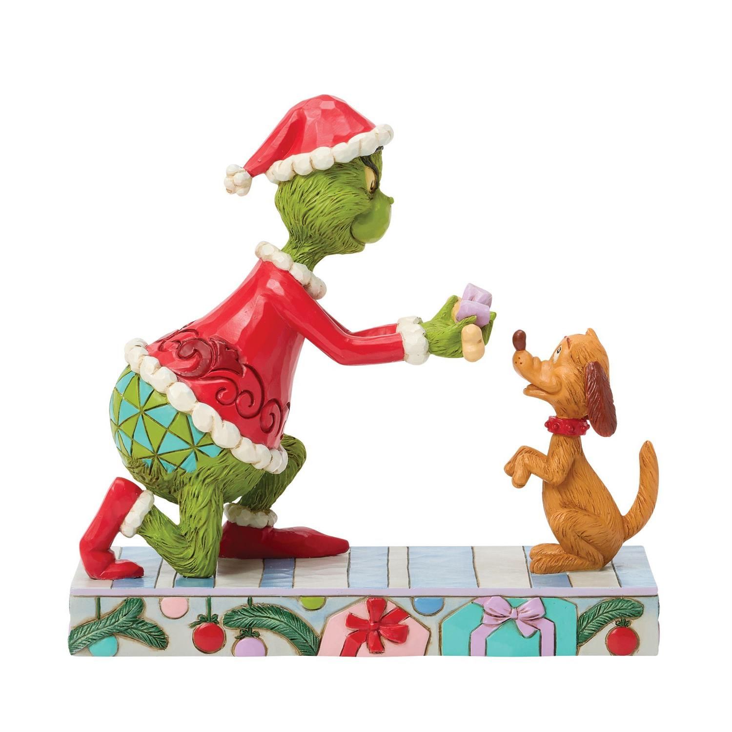 Jim Shore-Grinch Giving Max Bone