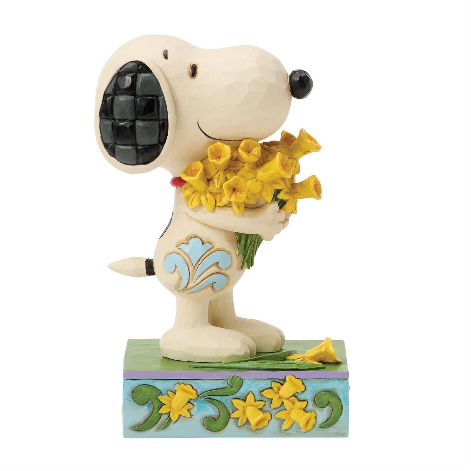 Jim Shore- Peanuts Snoopy w/Daffodils