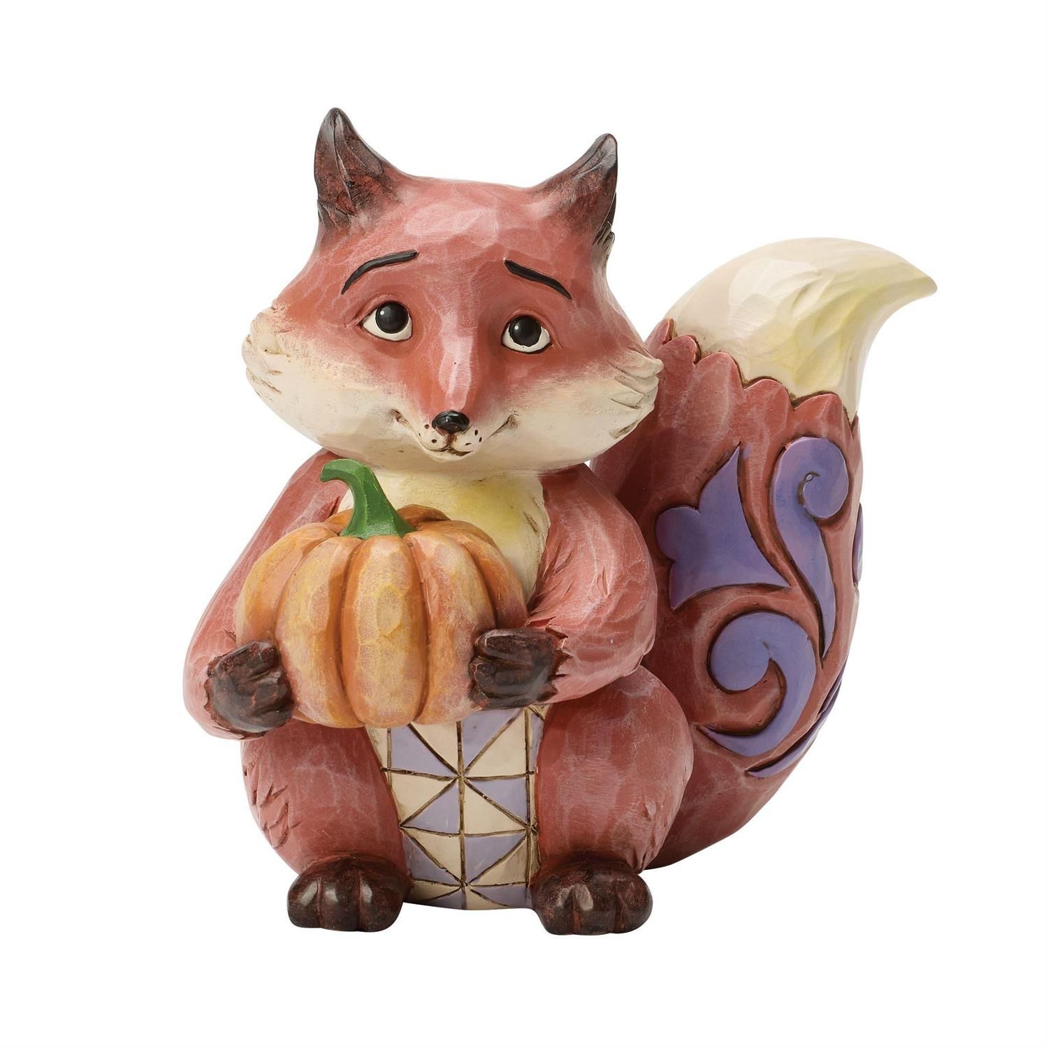 Jim shore- Fox w/ Pumpkin