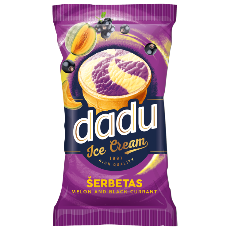 Dadu Melon And Blackcurrant Sherbet $1.50