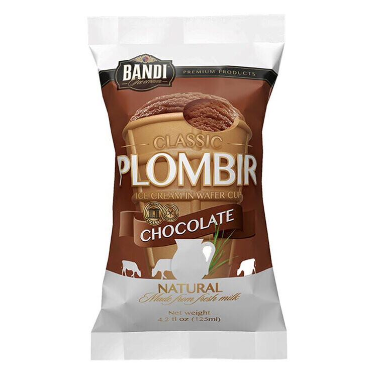 Bandi Plombir Chocolate Ice Cream $1.20 KOSHER