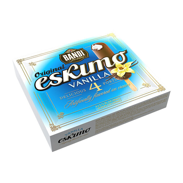 Bandi Eskimo Vanilla Ice Cream 4 Pack $5.00
