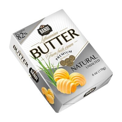 Bandi Natural Unsalted Butter 82% 170g $2.50