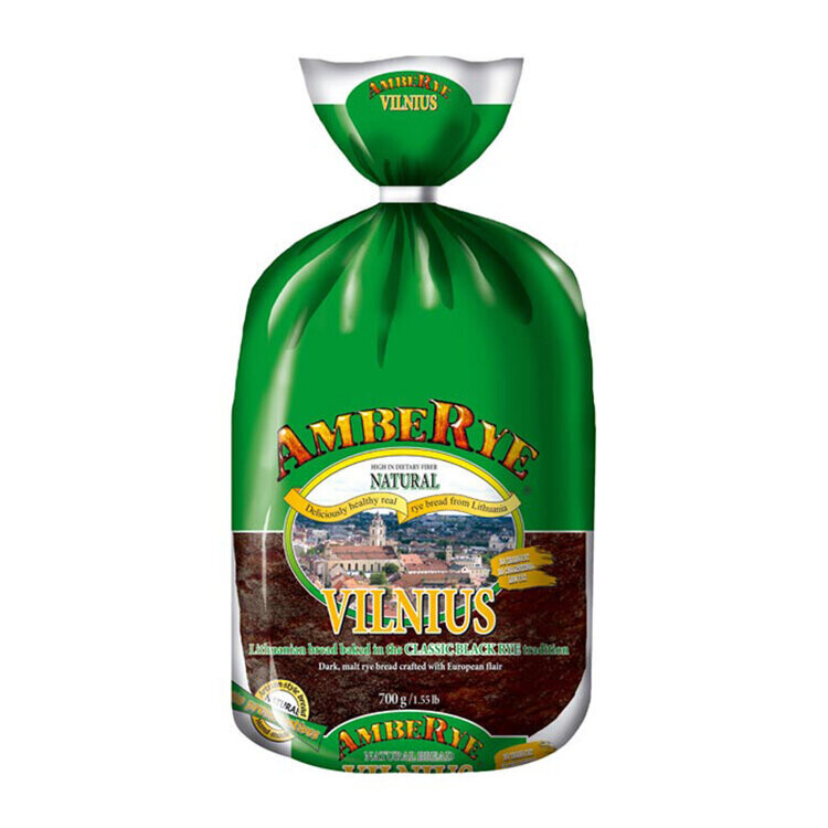 AmbeRye Vilnius Classic Black Rye Bread 700g $3.50