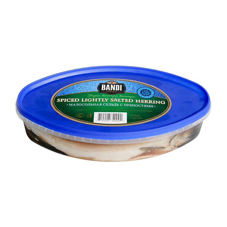 Bandi Spiced Lightly Salted Herring with Head 1.3kg $6.50 new