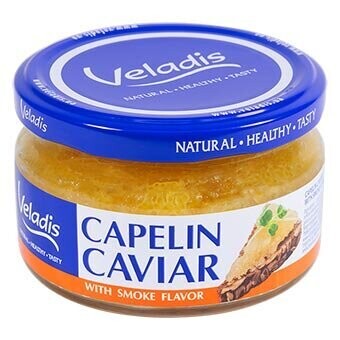 Capelin (Moiva) Breakout Roe Soft Smoked 180g 12cs $3.30