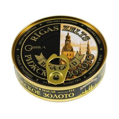 Riga Gold BIG Sprats in Oil (EO) 160g $1.39