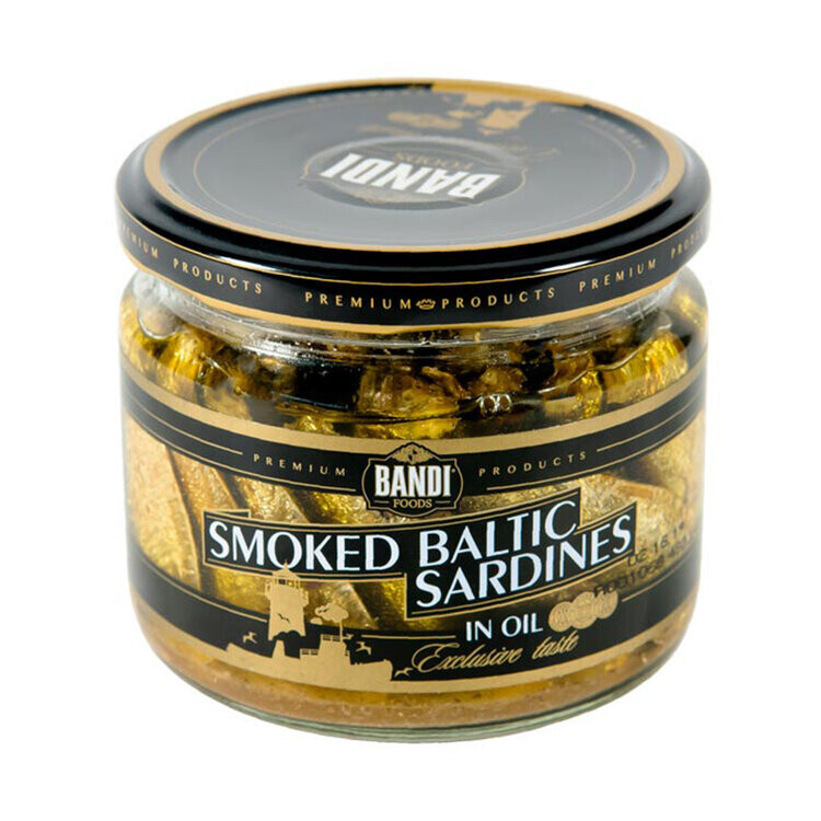 Bandi Foods Smoked Baltic Sardines in Oil $2.50