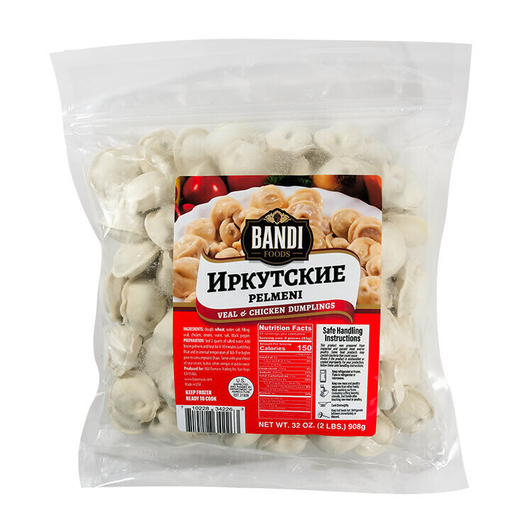 Bandi &quot;Irkutskye&quot; Veal &amp; Chicken Pelmeni 2lb $5.50 New Price!