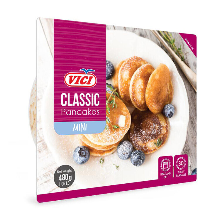 Vici Classic Pancakes Mini 480g $3.50