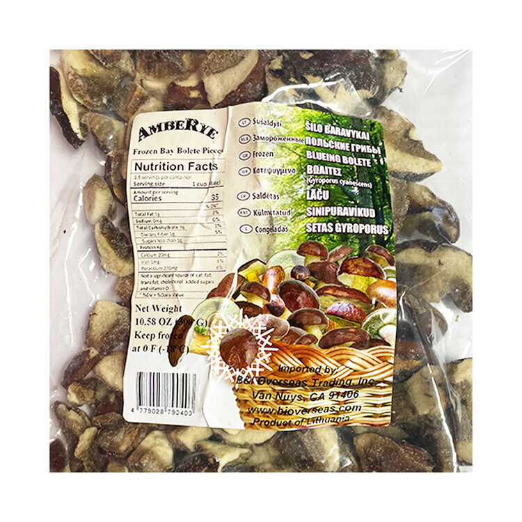 AmbeRye Deep Frozen Bay Boletus (Mokhovik) Cubes 300g $2.50