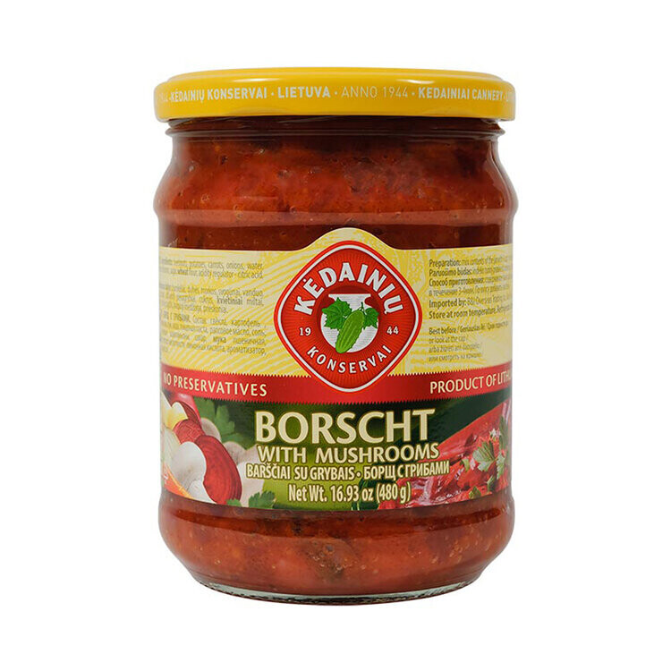 Kedainiu Borscht with Boletus Mushrooms 480g $2.70