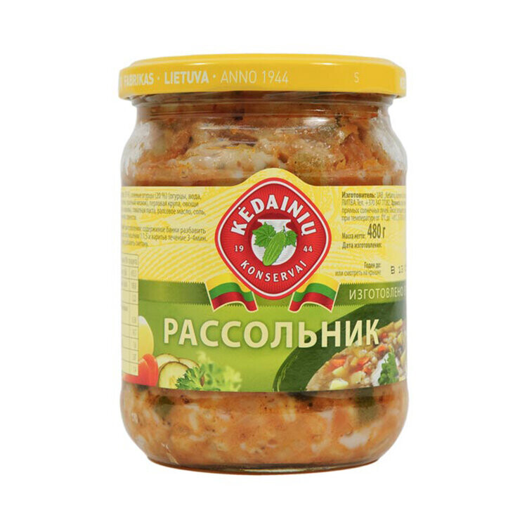Kedainiu Rassolnik Pickled Cucumber Soup 480g $1.80