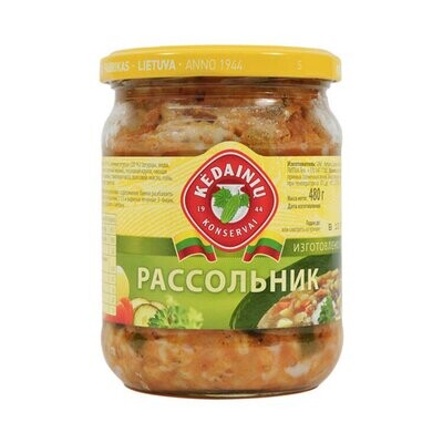 Kedainiu Rassolnik Pickled Cucumber Soup 480g $1.80