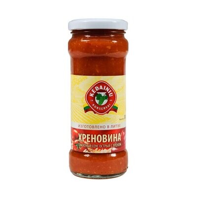 Kedainiu Hrenovina Hot Tomato Horseradish Sauce $1.80