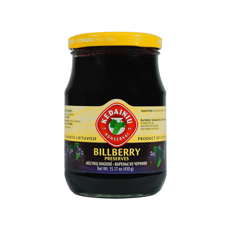 Kedainiu Bilberry (Chernika) Preserves $3.40