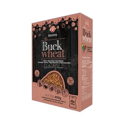 Buckwheat &#39;Biorina&quot; 4X100g 11cs $1.95