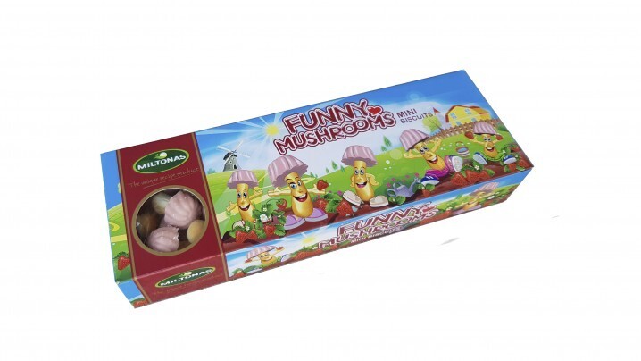 Biscuits-Mushroom Strawberry Chocolate  Miltonas $1.70