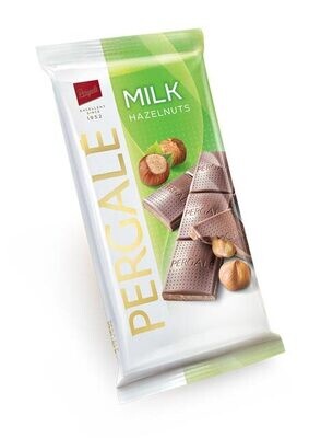 Milk Chocolate Pergale With Whole Hazelnuts 100g $1.30