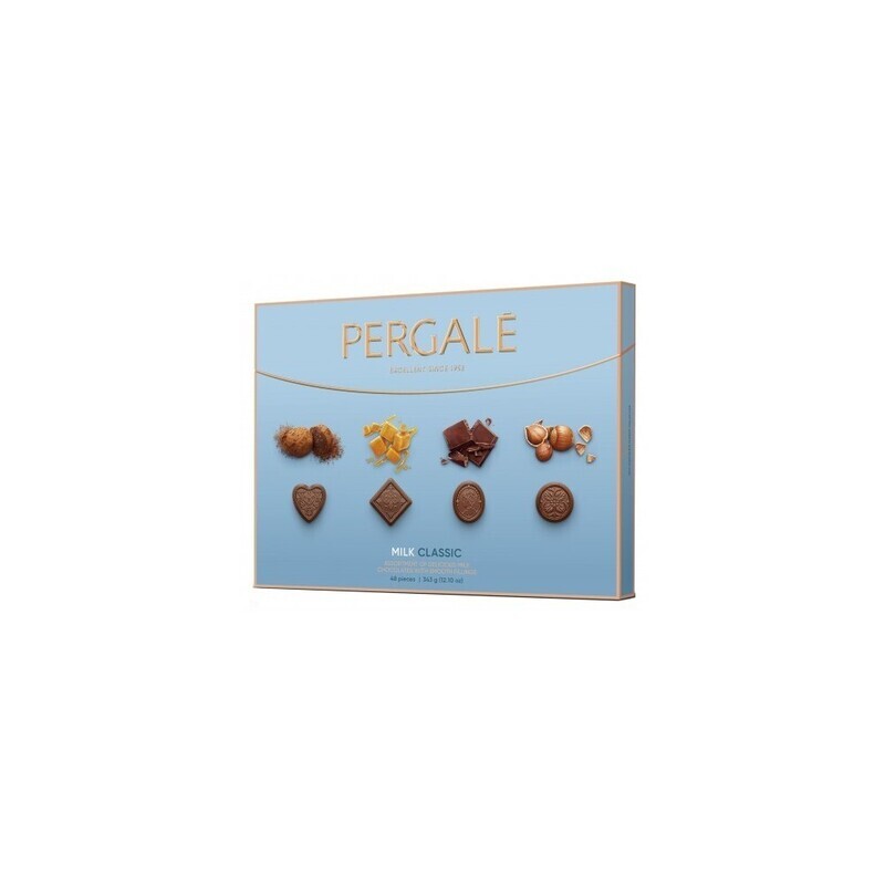 Assorted Sweets  with MILK Chocolate Pergale 343g 10cs $4.95
