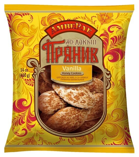 Honey Prianiki Vanilla 400g 16cs Lithuania $2.00