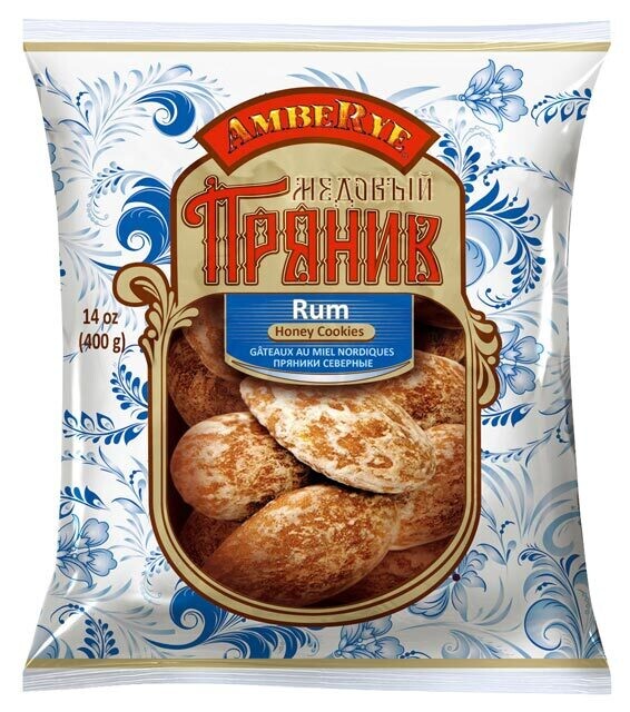 Honey Prianiki &quot;Rum&quot; 400g 16cs Lithuania $2.00