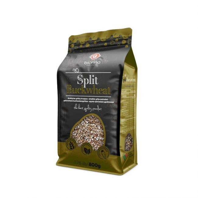 Split Buckwheat &#39;Biorina&quot; 800g 10cs Lithuania $2.50