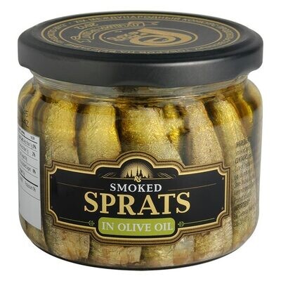 Smoked BIG Sprats In OLIVE Oil &quot;Gamma&quot; 270g 12Css $2.90