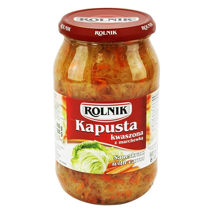 Rolnik Sauerkraut with Carrots 900ml $2.40