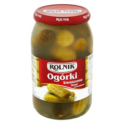 Rolnik Sour Cucumbers 900ml $3.60