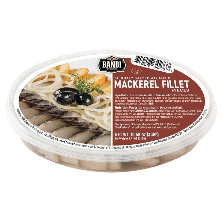 Bandi Lightly Salted Mackerel Fillet Pieces in Oil 300g $4.60