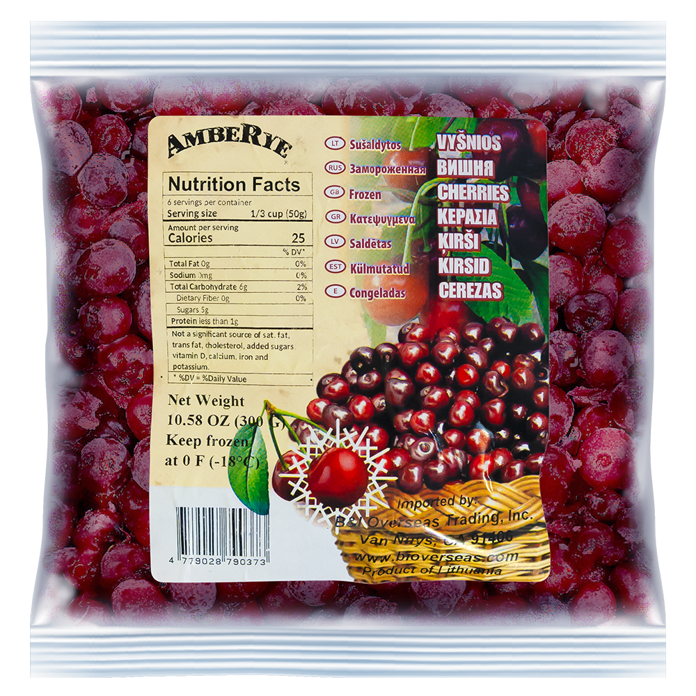 AmbeRye Frozen Cherries 300g $2.90 NEW