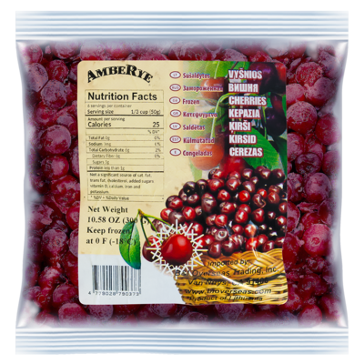 AmbeRye Frozen Cherries 300g $2.20
