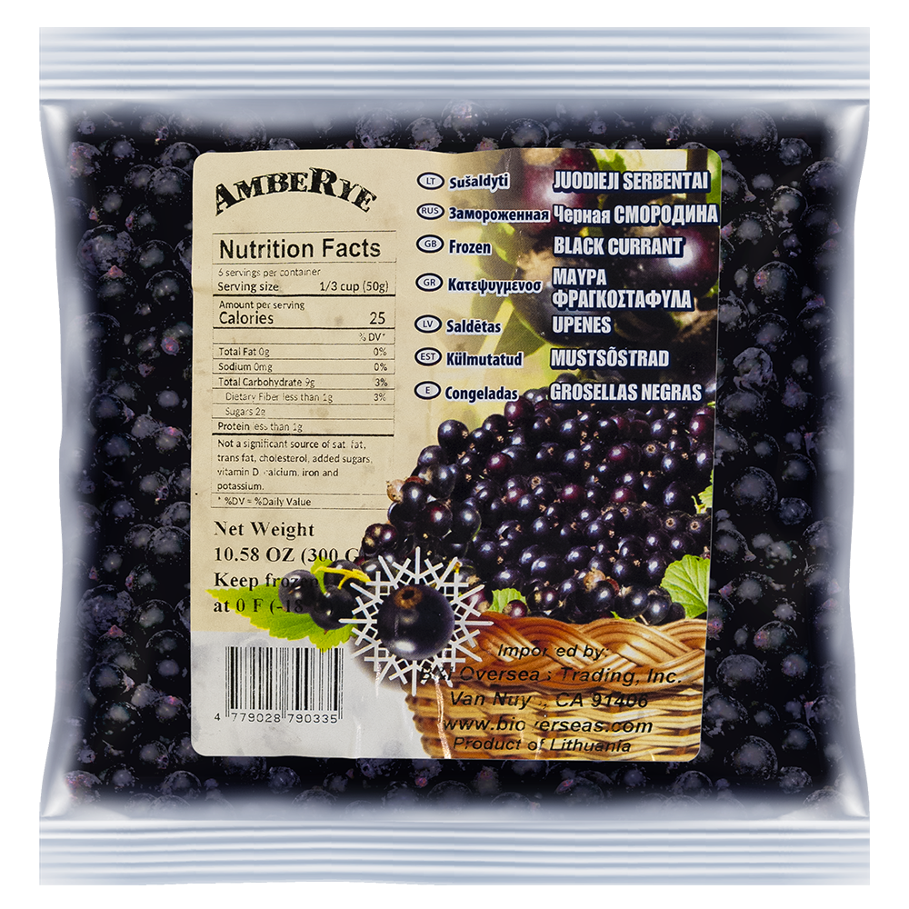AmbeRye Black Currants 300g $2.50