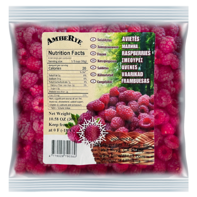 AmbeRye Frozen Raspberry 300g $4.20