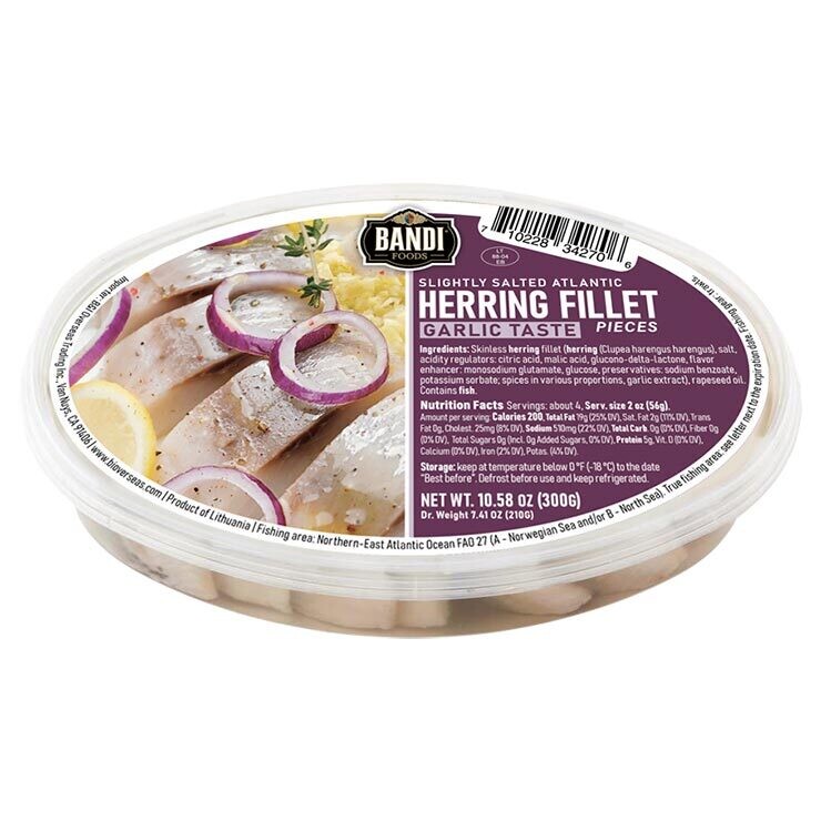 Bandi Herring Fillet Pieces with Garlic Taste 300g $2.85