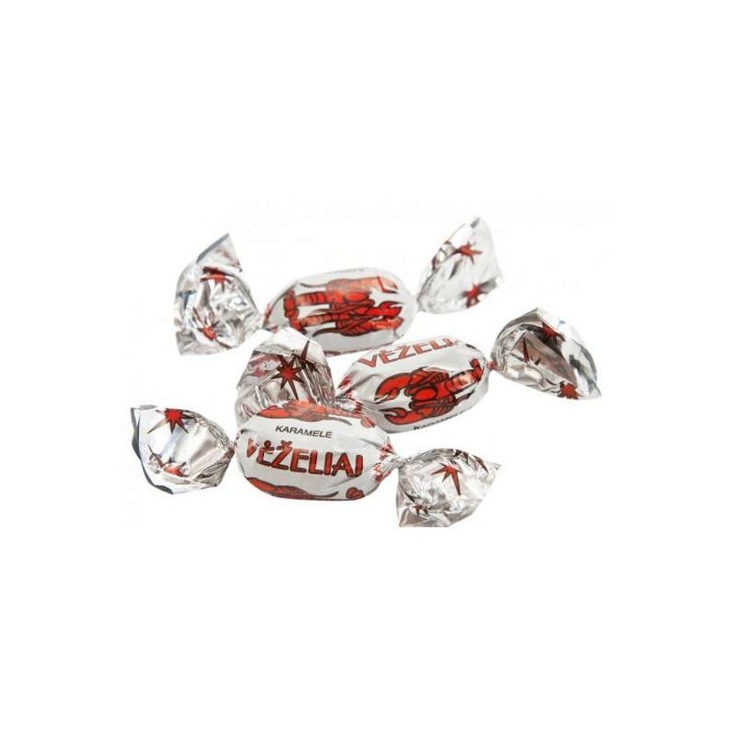 CARAMEL &quot; RACHKI&quot; i&quot;Раковые шейки&quot; 6.6lb Lithuania $1.95