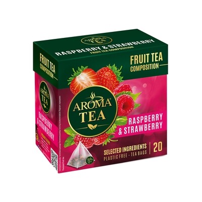 Aroma Tea Raspberry &amp; Strawberry 40g $1.95