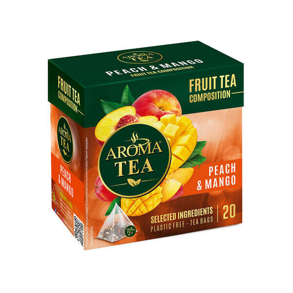 Aroma Tea Peach &amp; Mango 40g $1.95